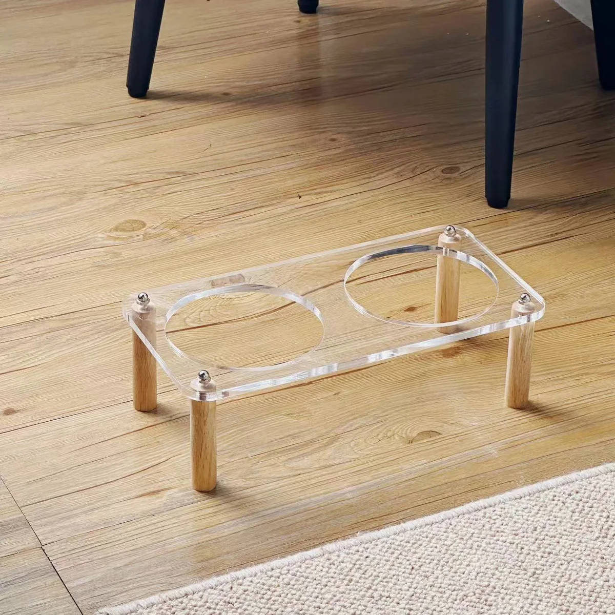 Acrylic bowl stand