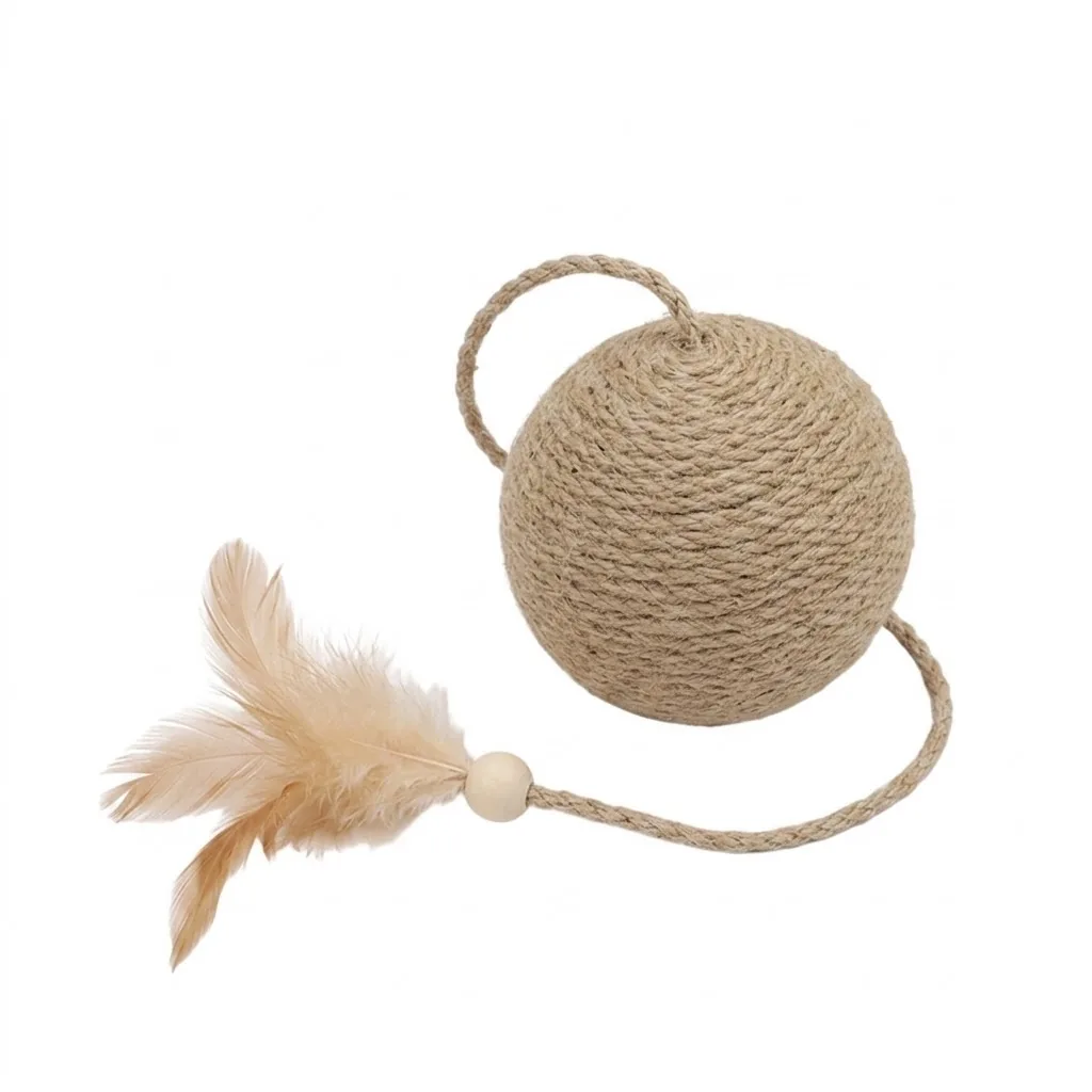 Cat play balls