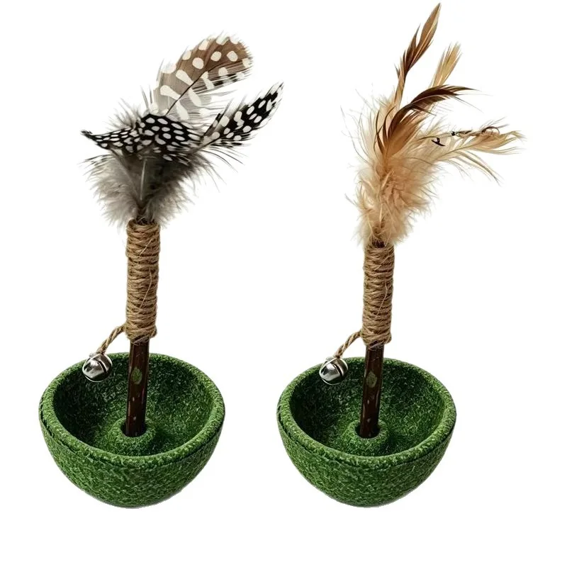 Catnip tumbler toy